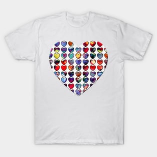 Painted Hearts T-Shirt